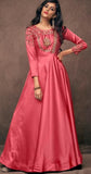 Pink Colour Party Wear Gown