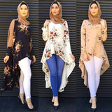 Club FcatoryAmazing Up And Down Kurti With Hijab