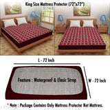 Dream Care Printed Mattress Protector for King Size Bed