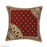 HOME DECOR Polyster & Microfiber Abstract Design 5 Cushion Cover