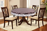 Beautiful Printed 4 Seater Round Dining Table Cover(60 Inches round) Design-10