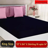 Mattress Protector Waterproof Terry Cotton Ultra Soft Fitted King Size