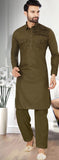 Dark Blue Men's Ready-made Kurta Pajama