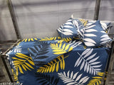 Decent Home 5pc bedsheet set (1King size Bedsheet + 2 Pillow Covers + 2 Cushion Cover with filler)