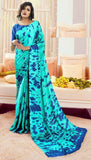 Club Factory  Printed Party Wear Silk Saree
