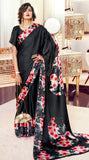 Indian Designer Black Colour Fancy Saree