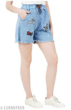 Denim short for women.