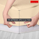 Mattress Protector Waterproof Terry Cotton Ultra Soft Fitted King Size