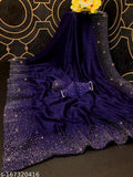 Vichitra Fancy Silk Saree