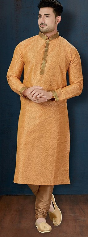 Latest Peach & Chikoo Color Kurta Pajama