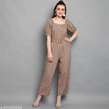 Women's Rayon Foil Printed Jumpsuit