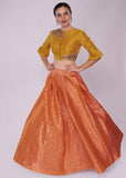 Club Colorfull Skirt And Brocade Top