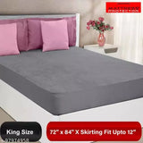 Mattress Protector Waterproof Terry Cotton Ultra Soft Fitted King Size