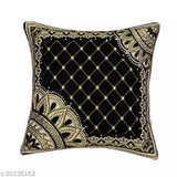HOME DECOR Polyster & Microfiber Abstract Design 5 Cushion Cover