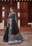 Black Colour Silk Saree