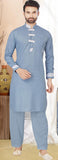 Polyester Ready-made Man's wear Kurta Pajama